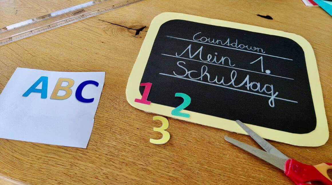 Schulstart Countdown Step 4