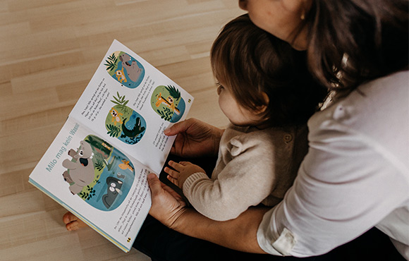 Vorlesen Textbild Bilderbuch