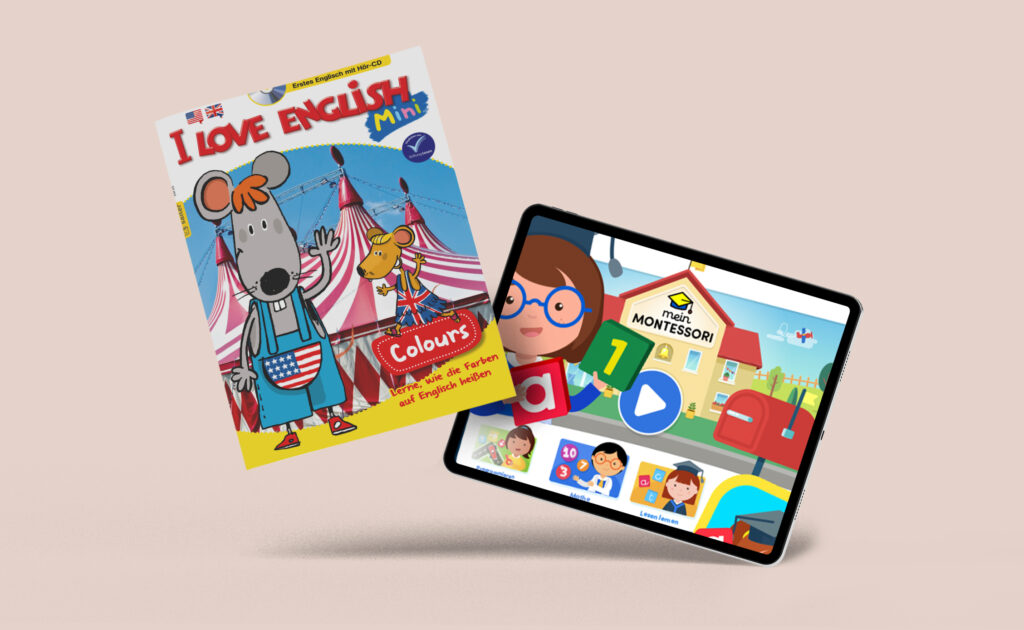 I Love English Mini + </br>Mein Montessori App Cover Bild