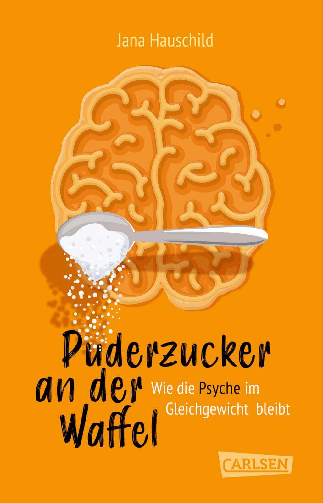 Puderzucker an der Waffel