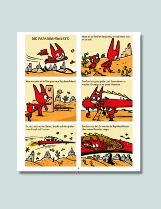 COmicseite von SamSam Buch